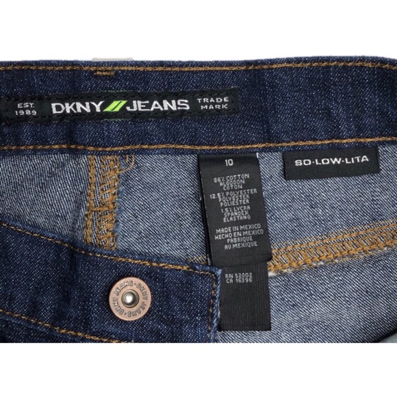 DKNY Dark Denim Blue Jeans - Picture 2 of 6